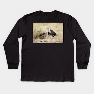 Kori Bustard, Kenya Kids Long Sleeve T-Shirt